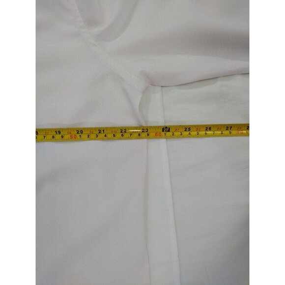 Tom Baine Mens Slim Fit Long-Sleeve Button-Up Shirt White Size L. - Picture 6 of 7